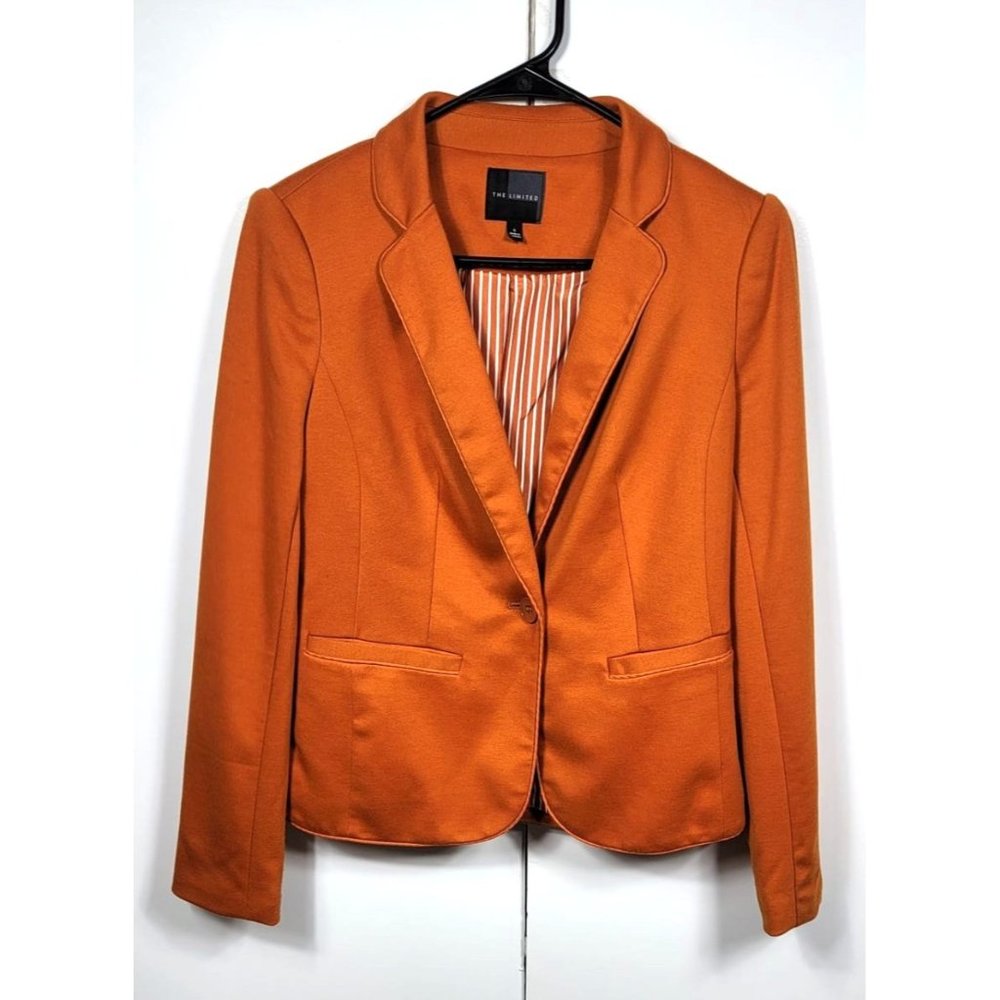 THE LIMITED burnt Orange Long Sleeve Blazer Jacket / Women’s Size Small S